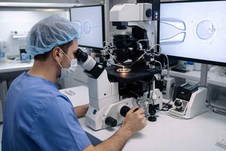 State-of-the-art embryology laboratory for embryo selection in IVF, a science-based alternative to immune treatments.